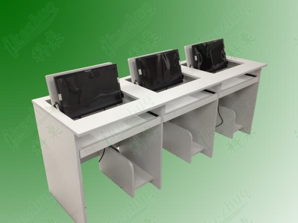 翻轉(zhuǎn)電腦桌，學(xué)校電腦桌，學(xué)生電腦桌